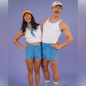 Hammies | Retro Corduroy Surf Shorts Blue Poppy | NWT | Size 30